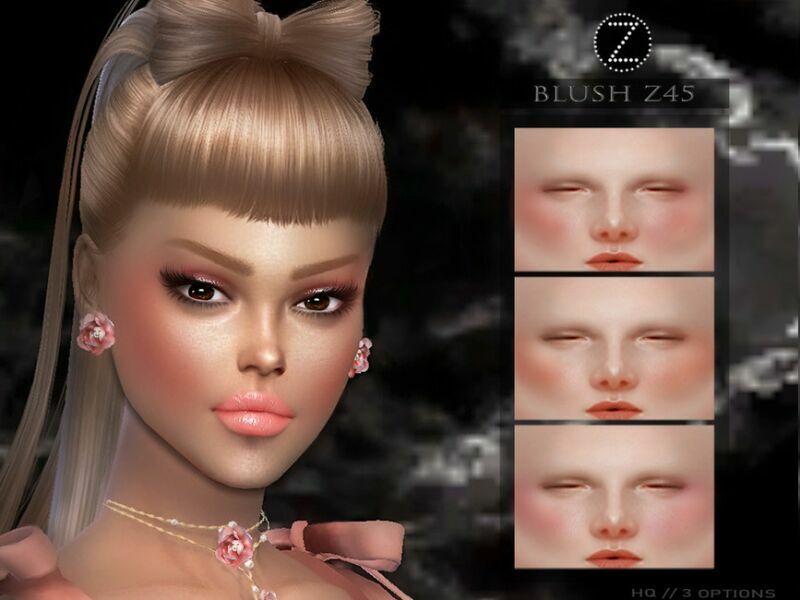 Blush Z45 By Zenx 1 Blush Z45 By Zenx Sims 4 CC