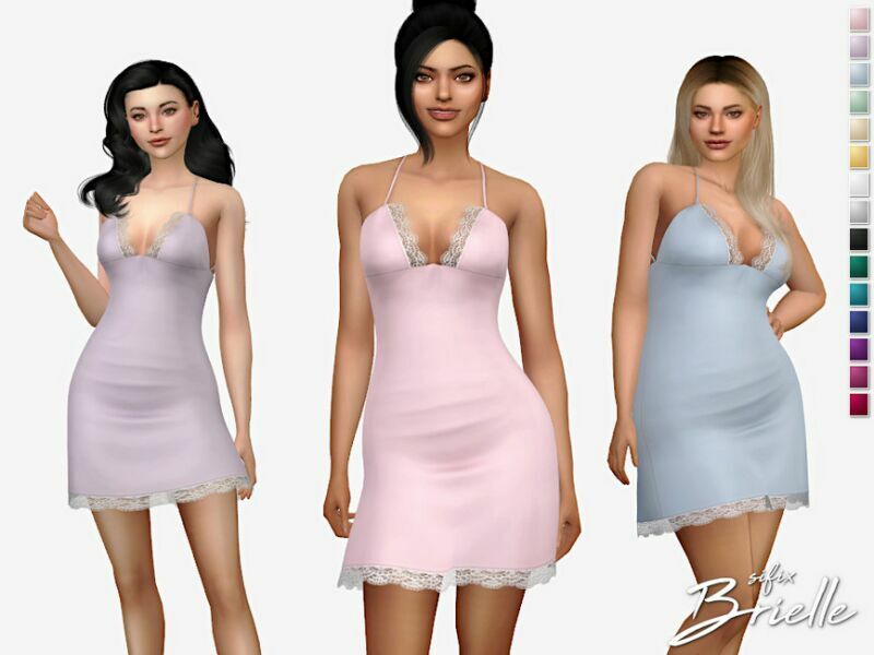 Brielle Negligee By Sifix 1 Brielle Negligee By Sifix Sims 4 CC