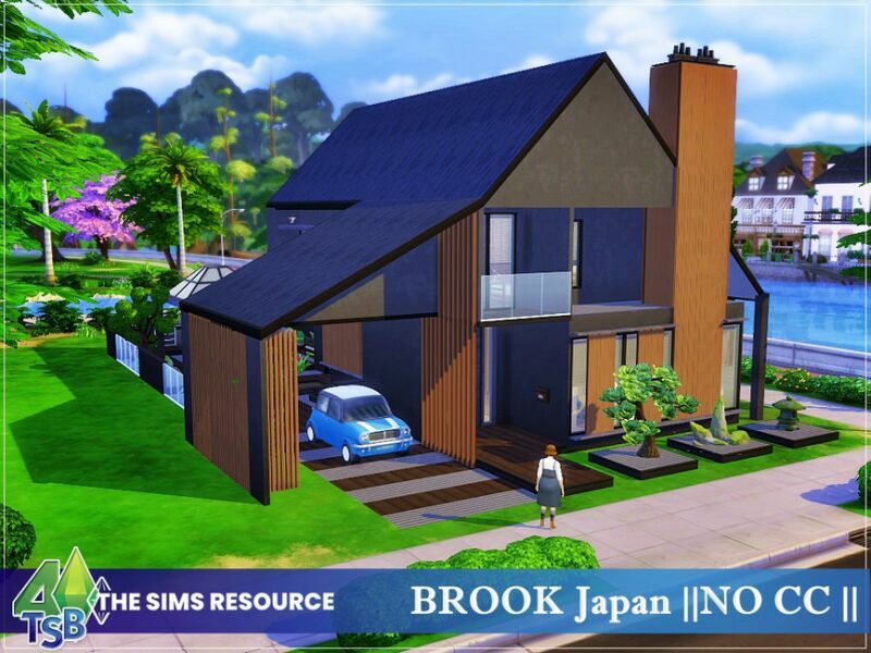 Brook Japan || NO CC || By Bozena 1 Brook Japan || NO CC || By Bozena Sims 4 CC