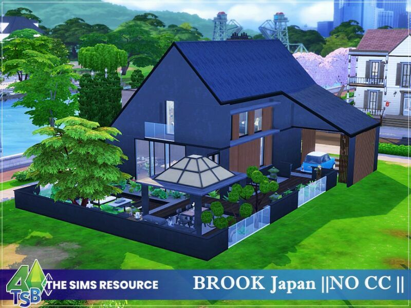 Brook Japan || NO CC || By Bozena 7 sims 4 cc brook japan no cc by bozena 2