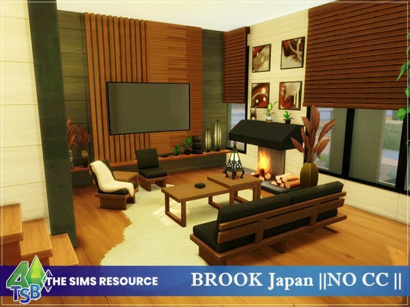 Brook Japan || NO CC || By Bozena 5 sims 4 cc brook japan no cc by bozena 4