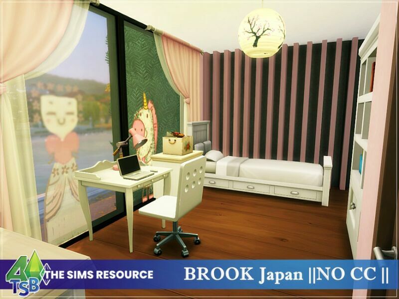 Brook Japan || NO CC || By Bozena 3 sims 4 cc brook japan no cc by bozena 6