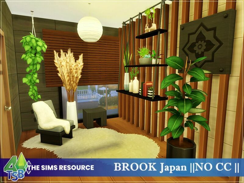 Brook Japan || NO CC || By Bozena 2 sims 4 cc brook japan no cc by bozena 7