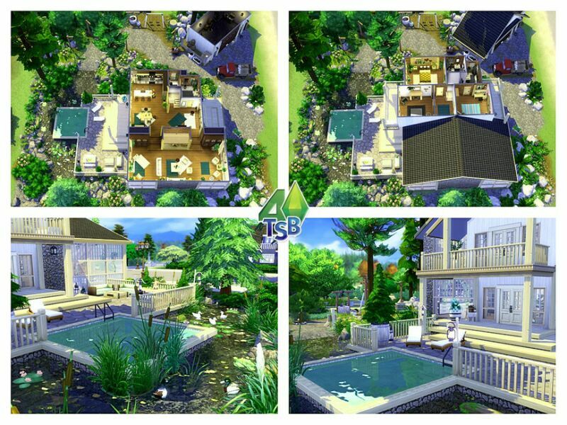 Cabin Lorain || NO CC || By Bozena 6 sims 4 cc cabin lorain no cc by bozena 3