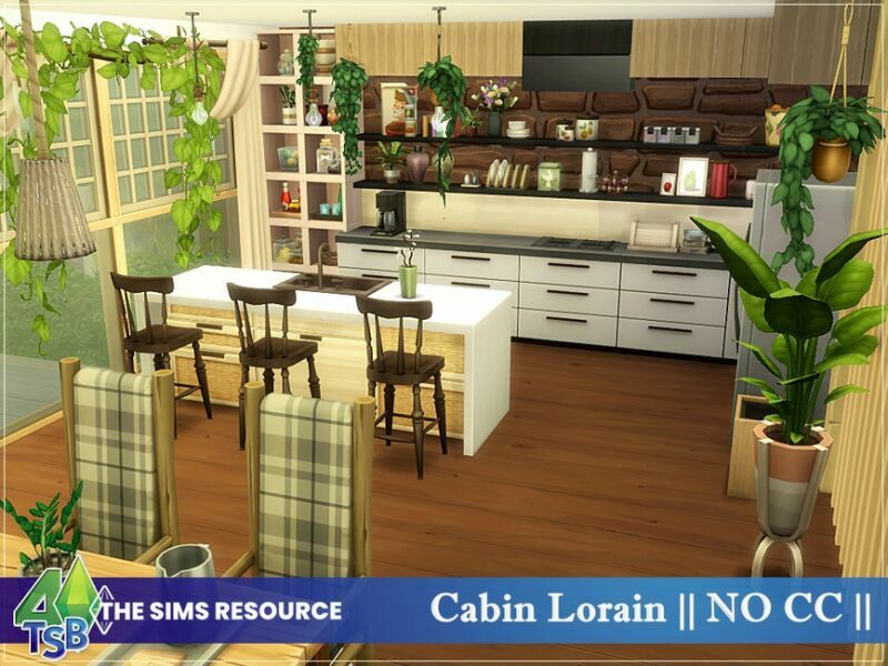 Cabin Lorain || NO CC || By Bozena 3 sims 4 cc cabin lorain no cc by bozena 6