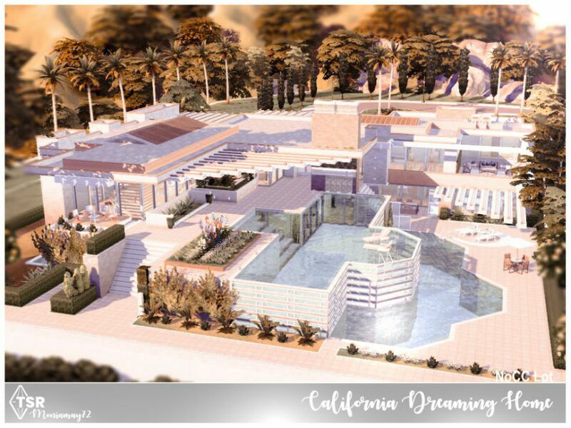 California Dreaming Home Nocc By Moniamay72 1 California Dreaming Home Nocc By Moniamay72 Sims 4 CC