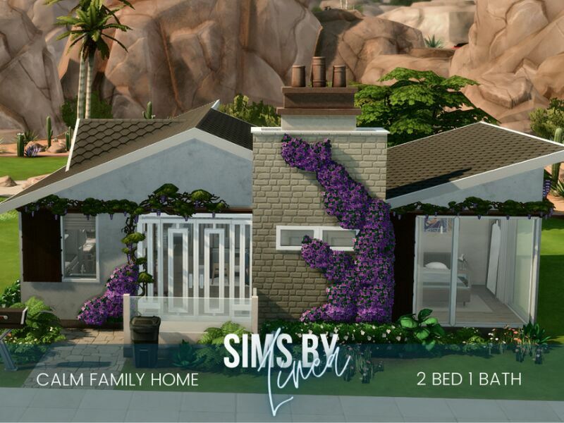 Calm Family Home By Simsbylinea 1 Calm Family Home By Simsbylinea Sims 4 CC
