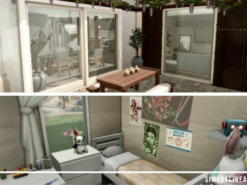 Calm Family Home By Simsbylinea 2 sims 4 cc calm family home by simsbylinea 7