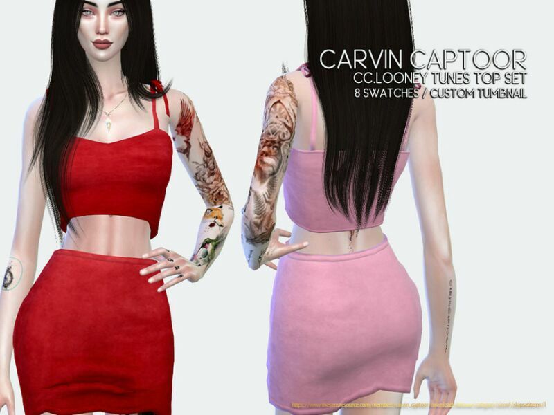 Cc.looney Tunes TOP SET 1 Cc.looney Tunes TOP SET Sims 4 CC