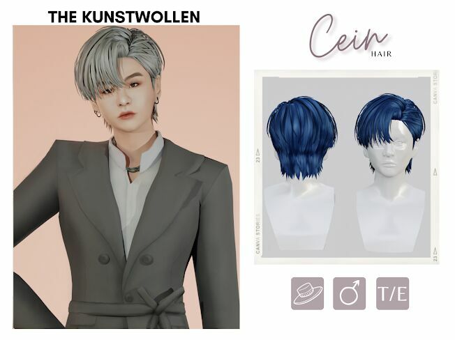 Cein Hair 1 Cein Hair Sims 4 CC