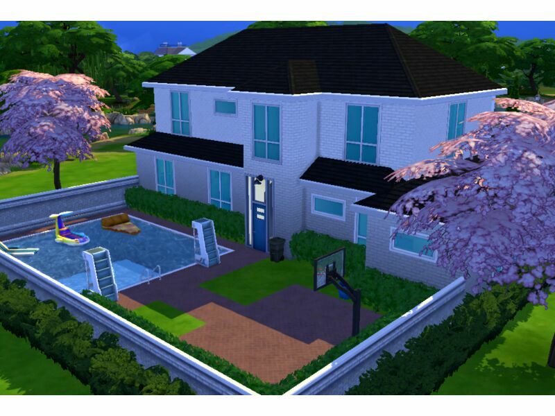 Cherry Lane NO CC Vacation Home By Newbiesimsie 4 sims 4 cc cherry lane no cc vacation home by newbiesimsie 3