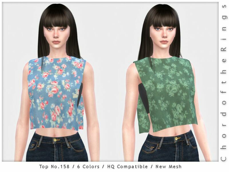 Chordoftherings TOP NO.158 By Chordoftherings 1 Chordoftherings TOP NO.158 By Chordoftherings Sims 4 CC
