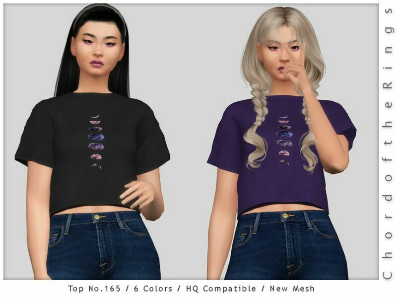 Chordoftherings TOP NO.165 By Chordoftherings 1 Chordoftherings TOP NO.165 By Chordoftherings Sims 4 CC
