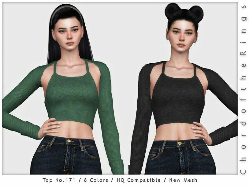 Chordoftherings TOP NO.171 By Chordoftherings 1 Chordoftherings TOP NO.171 By Chordoftherings Sims 4 CC