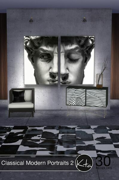 Classical Modern Portraits By Ktasims 1 Classical Modern Portraits By Ktasims Sims 4 CC