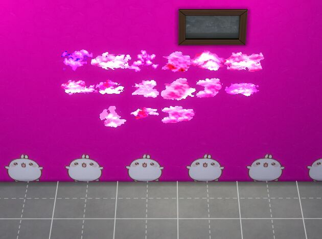 Cloud Wall ACC <3 1 Cloud Wall ACC <3 Sims 4 CC