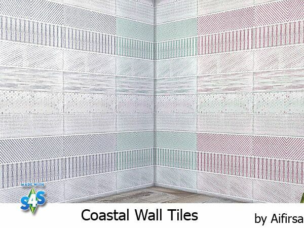 Coastal Tiles By Aifirsa 2 sims 4 cc coastal tiles by aifirsa 2