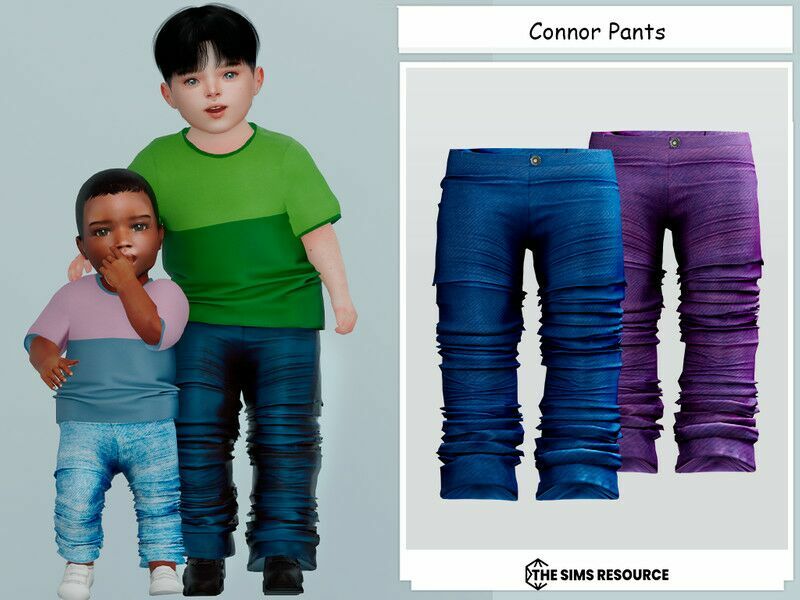 Connor Pant (Toddler) By Couquett 1 Connor Pant (Toddler) By Couquett Sims 4 CC