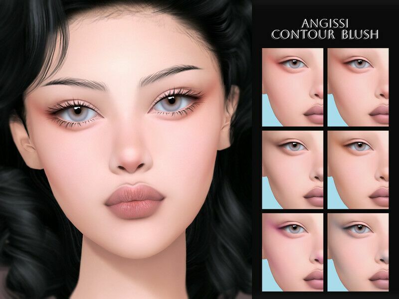 Contour Blush By Angissi 1 Contour Blush By Angissi Sims 4 CC
