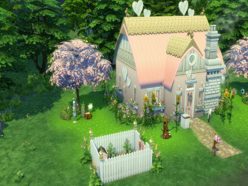 Cute Cottage By Susancho93 7 sims 4 cc cute cottage by susancho93 2