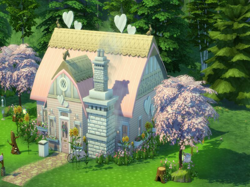 Cute Cottage By Susancho93 6 sims 4 cc cute cottage by susancho93 3