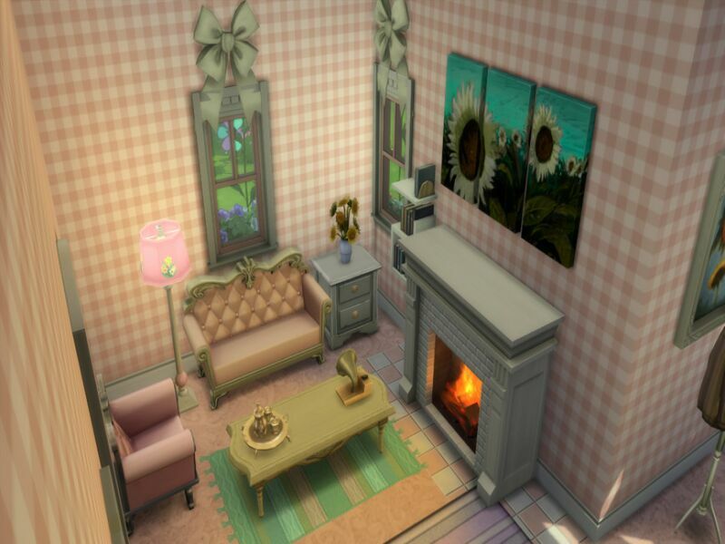 Cute Cottage By Susancho93 5 sims 4 cc cute cottage by susancho93 4