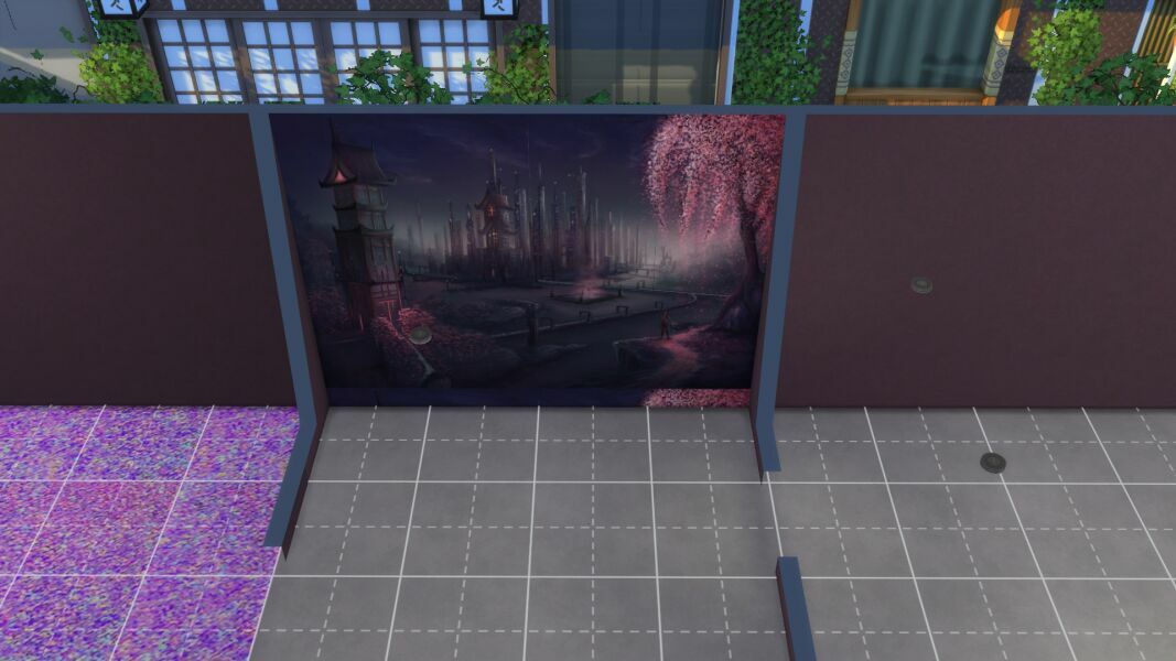 Cyberpunk Wallpaper 3 sims 4 cc cyberpunk wallpaper 3