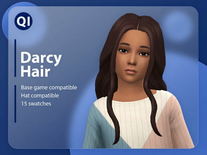 Darcy Hair By Qicc 1 Darcy Hair By Qicc Sims 4 CC