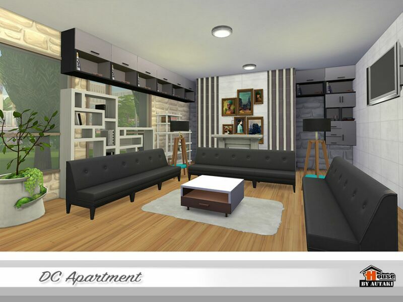 DC Apartment Nocc By Autaki 4 sims 4 cc dc apartment nocc by autaki 5