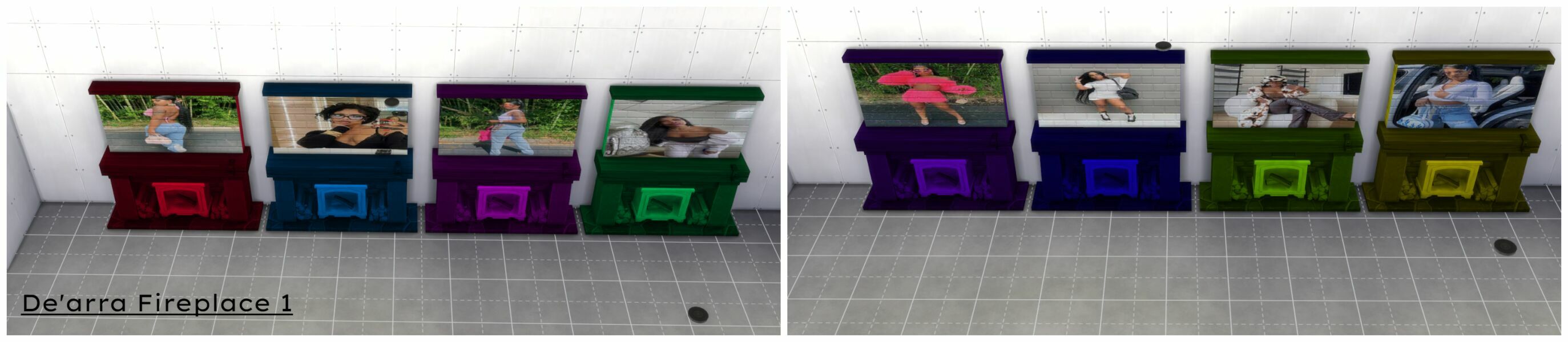 De’Arra Fireplace 1 De’Arra Fireplace Sims 4 CC