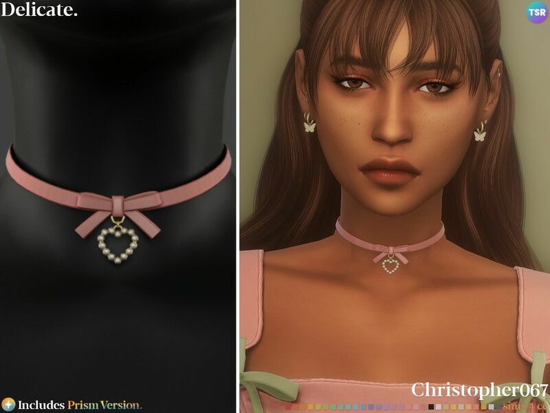 Delicate Necklace By Christopher067 1 Delicate Necklace By Christopher067 Sims 4 CC