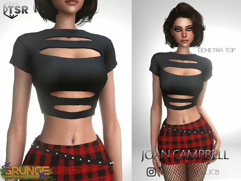Demetria TOP 1 Demetria TOP Sims 4 CC