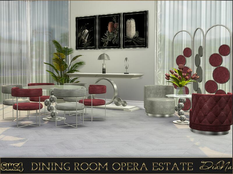 Dining Room Opera Estate By Dianasims 2 sims 4 cc dining room opera estate by dianasims 3