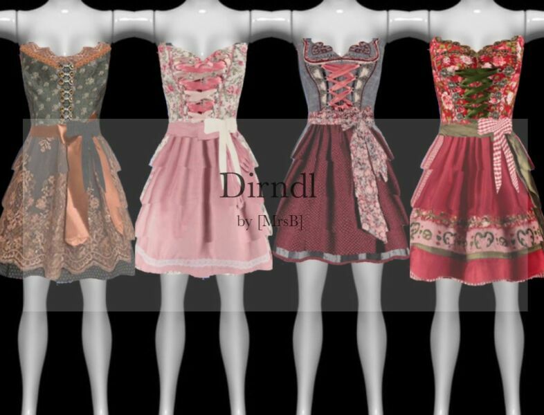 Dirndl | CC By Mrsbarbiex3 1 Dirndl | CC By Mrsbarbiex3 Sims 4 CC