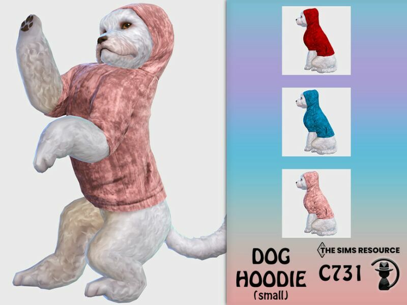 DOG Hoodie C731 By Turksimmer 1 DOG Hoodie C731 By Turksimmer Sims 4 CC