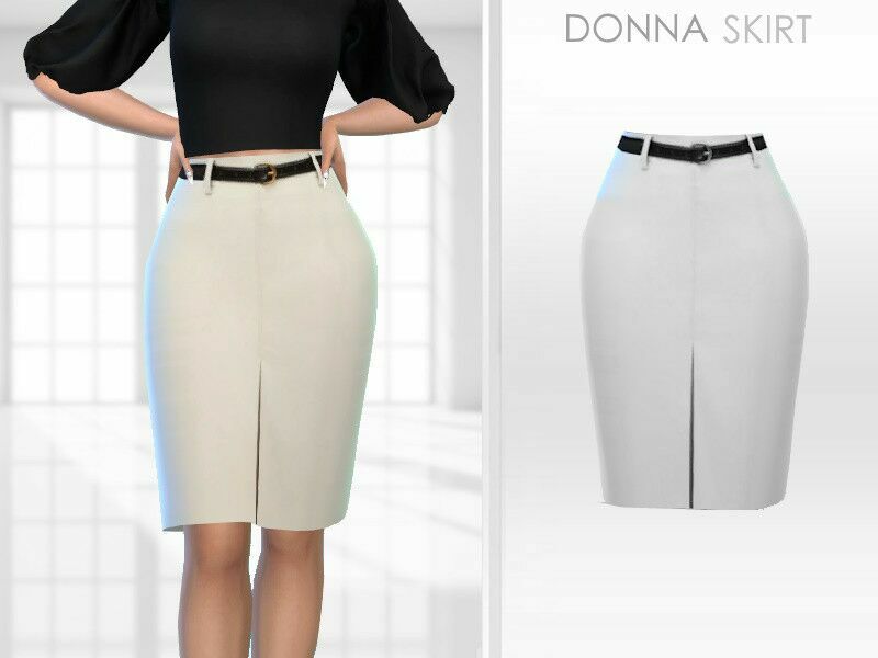 Donna Skirt By Puresim 1 Donna Skirt By Puresim Sims 4 CC