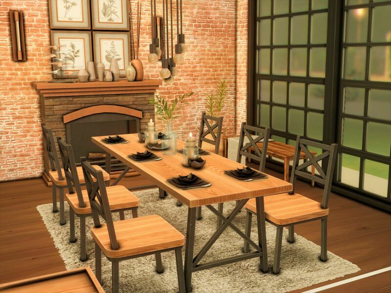 Dove Living + Dining (TSR Only CC) By Xogerardine 6 sims 4 cc dove living dining tsr only cc by xogerardine 2