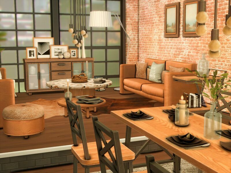 Dove Living + Dining (TSR Only CC) By Xogerardine 2 sims 4 cc dove living dining tsr only cc by xogerardine 6