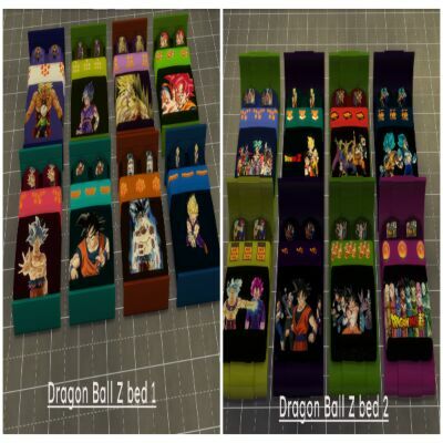 Dragon Ball Z BED By Moonlightsimmer 1 Dragon Ball Z BED By Moonlightsimmer Sims 4 CC