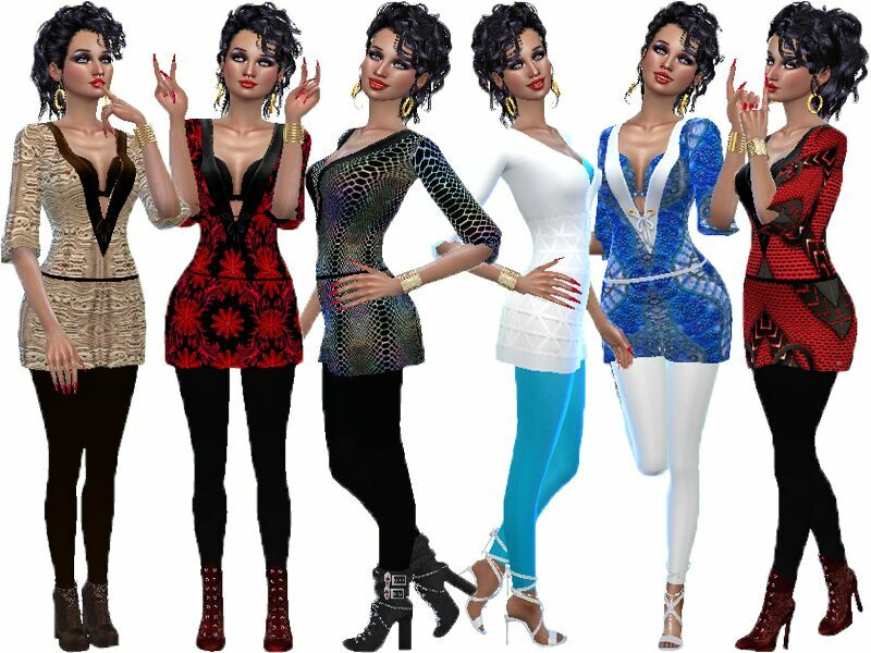 Dress Coverup Recolor By Trudieopp 1 Dress Coverup Recolor By Trudieopp Sims 4 CC