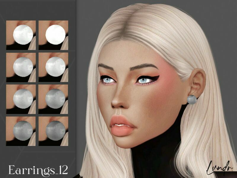 Earrings_12 By Lvndrcc 1 Earrings_12 By Lvndrcc Sims 4 CC