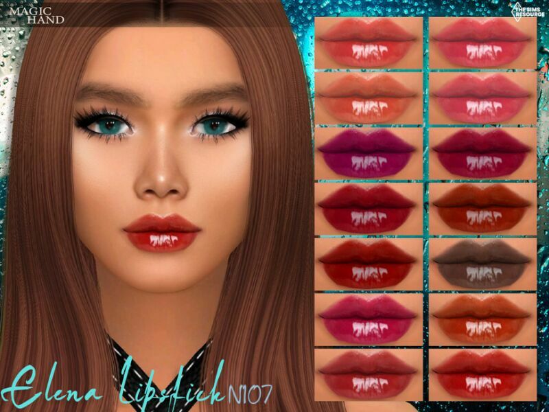 Elena Lipstick N107 By Magichand 1 Elena Lipstick N107 By Magichand Sims 4 CC