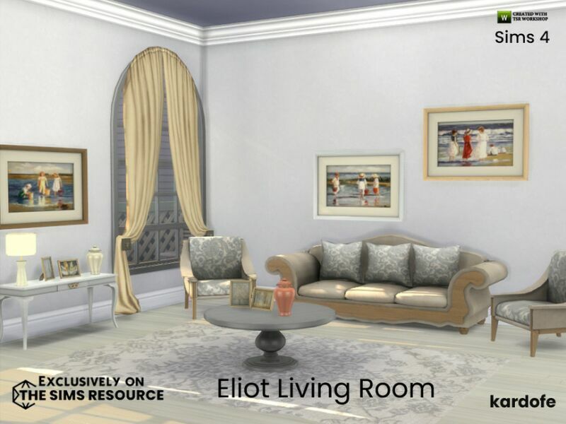 Eliot Living Room By Kardofe 6 sims 4 cc eliot living room by kardofe 3