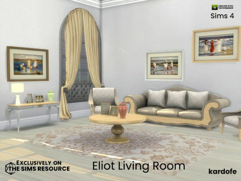 Eliot Living Room By Kardofe 5 sims 4 cc eliot living room by kardofe 4