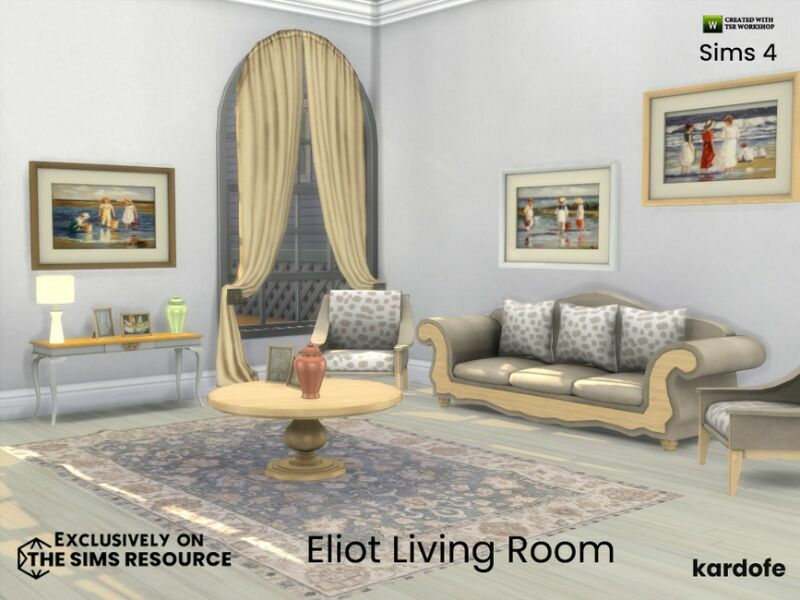 Eliot Living Room By Kardofe 4 sims 4 cc eliot living room by kardofe 5