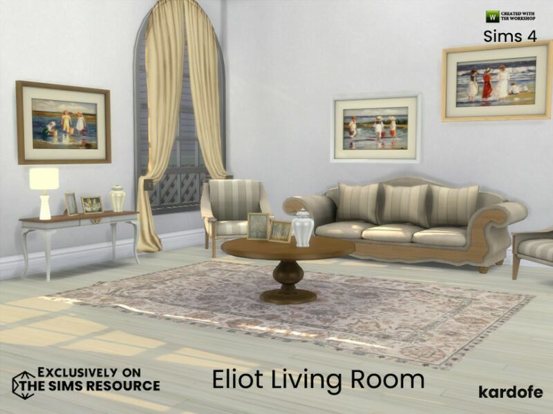 Eliot Living Room By Kardofe 3 sims 4 cc eliot living room by kardofe 6