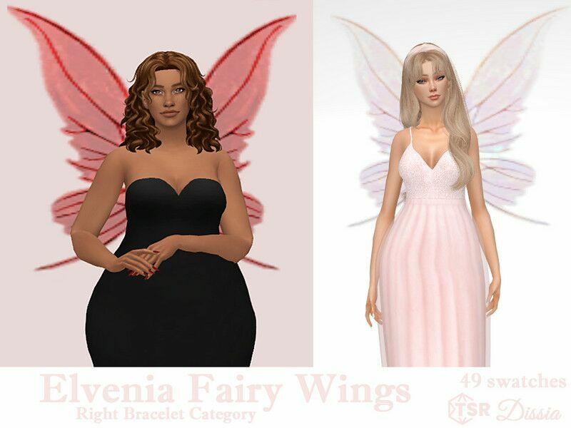 Elvenia Fairy Wings By Dissia 1 Elvenia Fairy Wings By Dissia Sims 4 CC