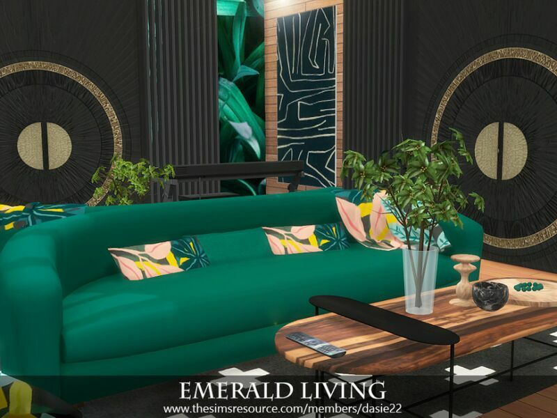 Emerald Living By Dasie2 3 sims 4 cc emerald living by dasie2 4
