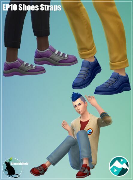 EP10 Shoes Straps By Standardheld 1 EP10 Shoes Straps By Standardheld Sims 4 CC