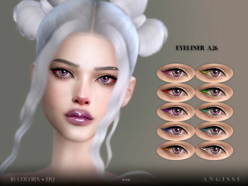 Eyeliner-A26 By Angissi 1 Eyeliner-A26 By Angissi Sims 4 CC